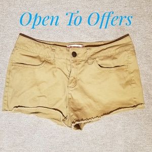 No Boundries Khaki Shorts